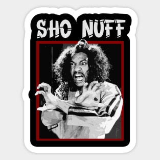 sho nuff shogun of harlem vintage style Sticker